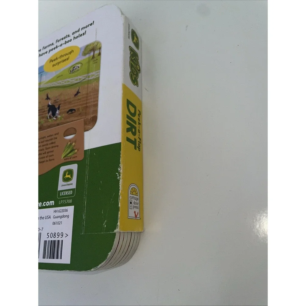 John‎ Deere Peek a Flap Dirt Board Book
